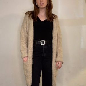 LA HEARTS cream cardigan